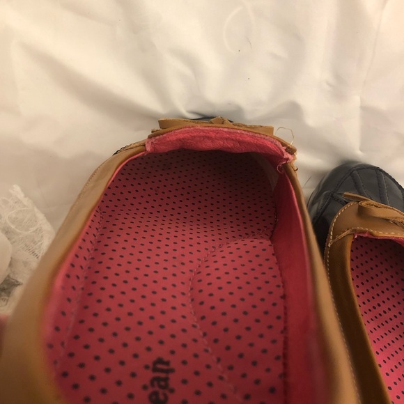 L.L.Bean Coastal Rain Skimmers Flats Galoshes sz 7,5 - Picture 9 of 12